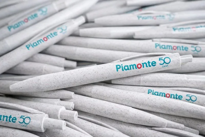Sorbetes de papel biodegradables impresos con marca Piamonte 50