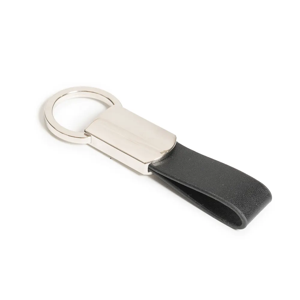 Llavero Metal y Símil Cuero
