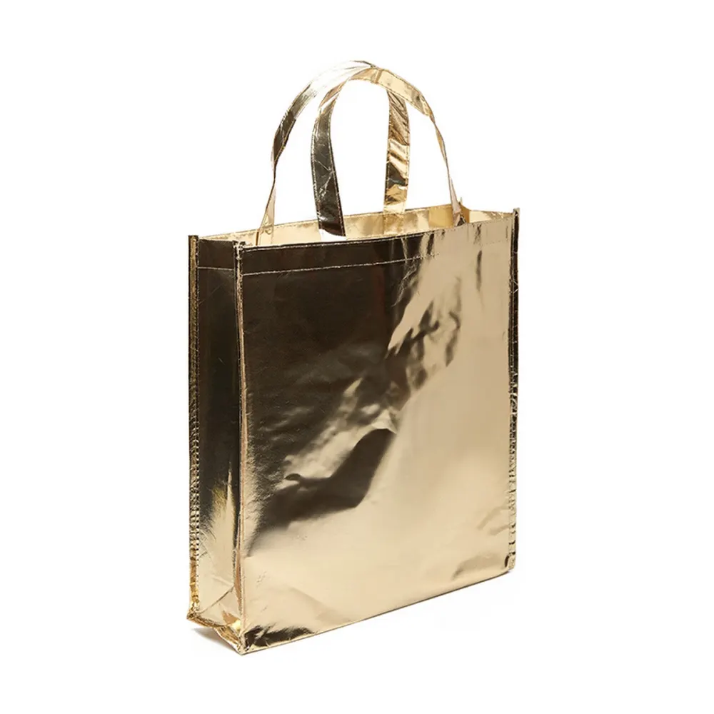 Bolsa Shopping Metalica 36x40x10