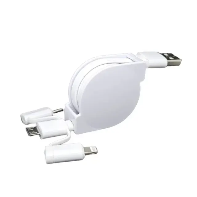 Cable 3 en 1 Retráctil para Celular