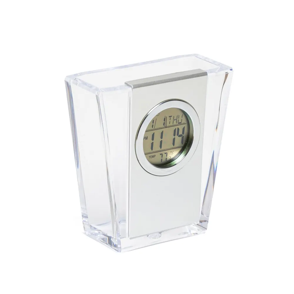 Portalápiz con Reloj y Alarma