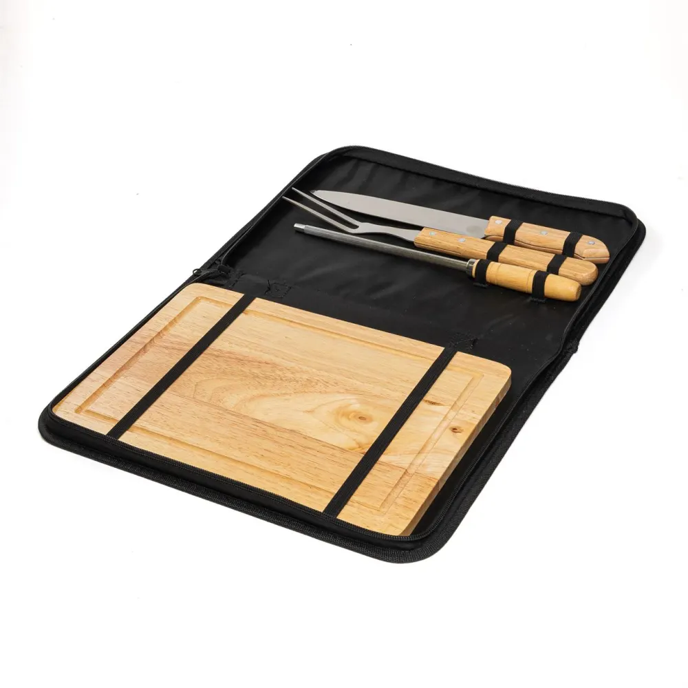 Set de Asado con Tabla