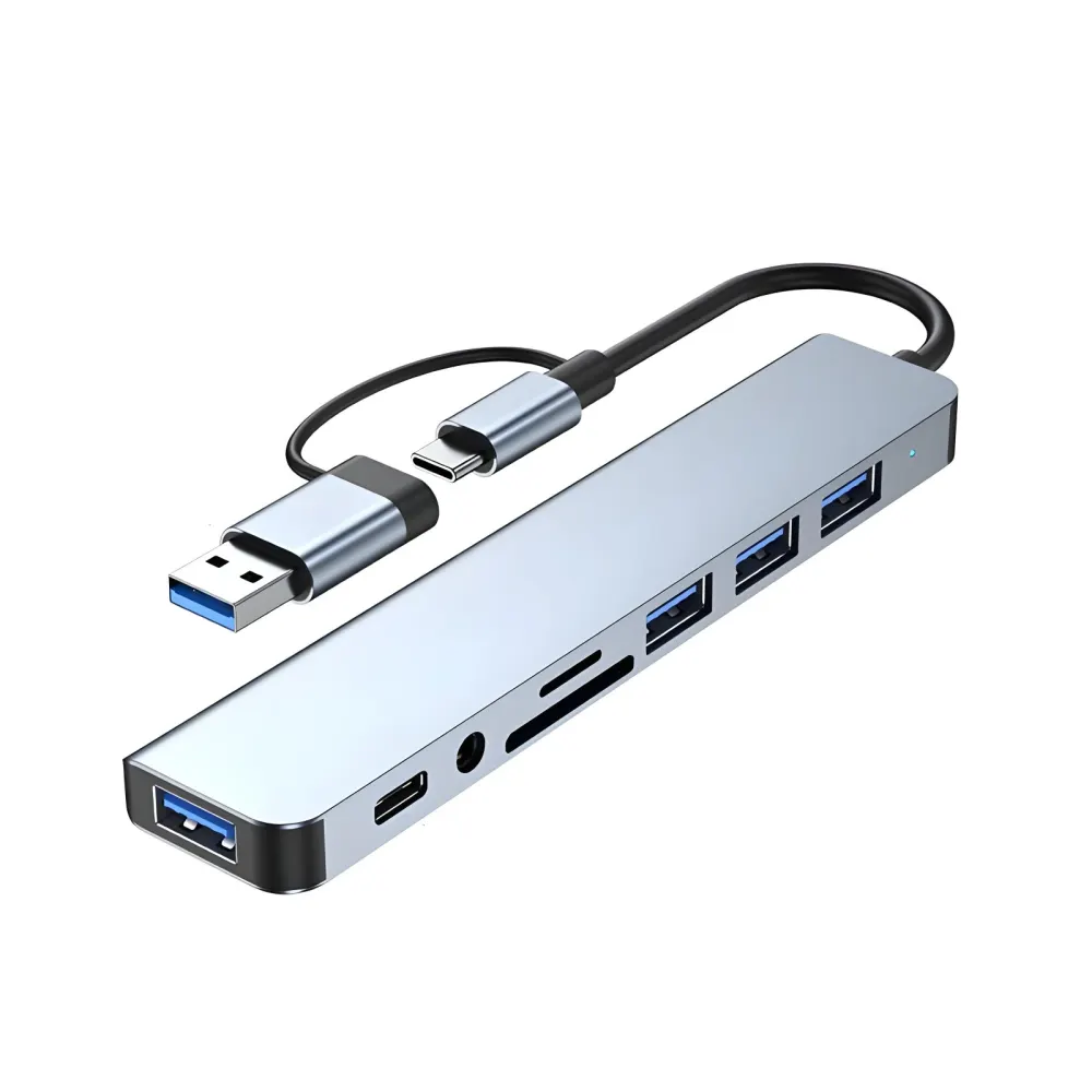 Hub Multipuerto 8 en 1 Ultra Slim