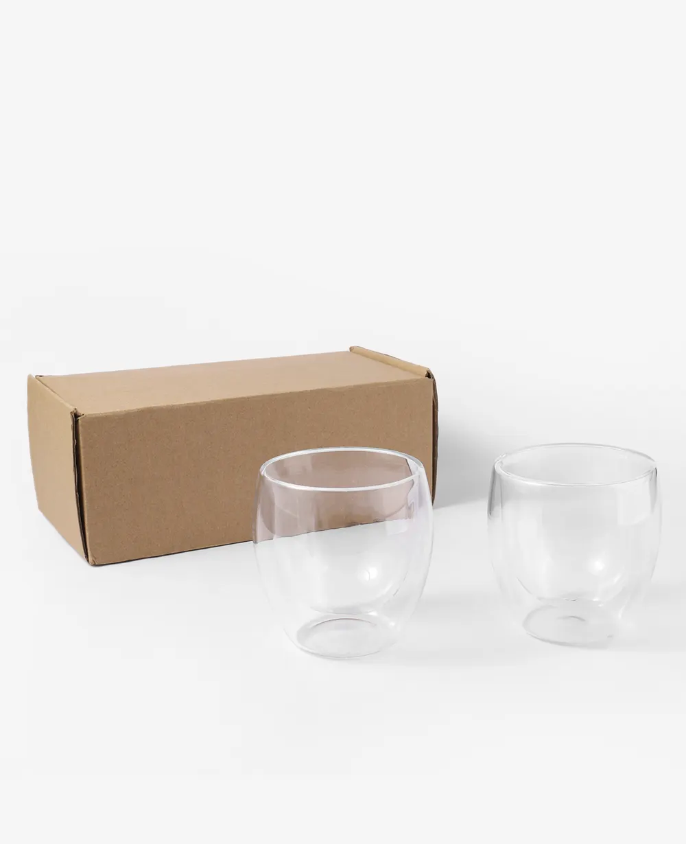 SET DE TAZAS DE VIDRIO SHINE
